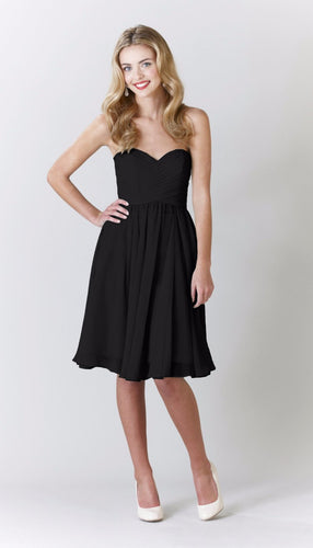 Black|Addison Bridesmaid Dress