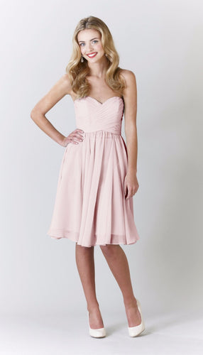 Blush|Addison Bridesmaid Dress