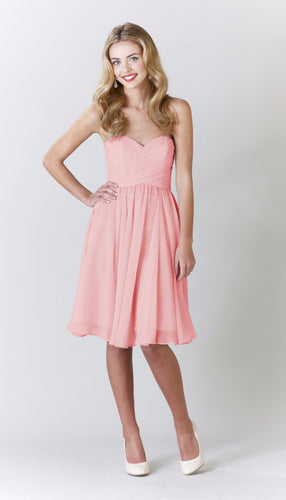 Coral|Addison Bridesmaid Dress