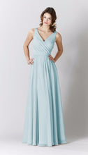 Mint|Anna Chiffon Bridesmaid Dress