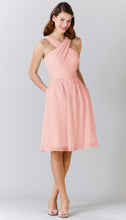 Peach|Audrey Chiffon Bridesmaid Dress