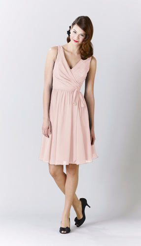 Blush|Chloe Chiffon Bridesmaid Dress