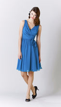 Peacock|Chloe Chiffon Bridesmaid Dress