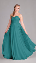 Teal|Emma Chiffon Bridesmaid Dress