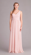 Blush|Hannah Chiffon Bridesmaid Dress