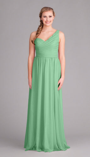 Cactus|Hannah Chiffon Bridesmaid Dress