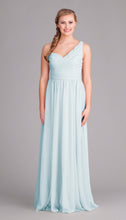 Mint|Hannah Chiffon Bridesmaid Dress
