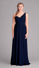 Navy|Hannah Chiffon Bridesmaid Dress