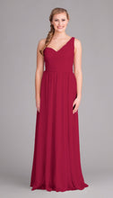 Raspberry|Hannah Chiffon Bridesmaid Dress