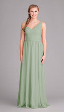 Sage|Hannah Chiffon Bridesmaid Dress