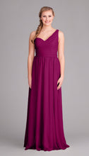 Wine|Hannah Chiffon Bridesmaid Dress