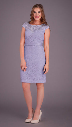 Violet|Harper Lace Bridesmaid Dress